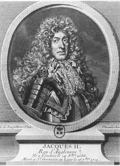 Jakob II. von England von Sebastien Pinssio